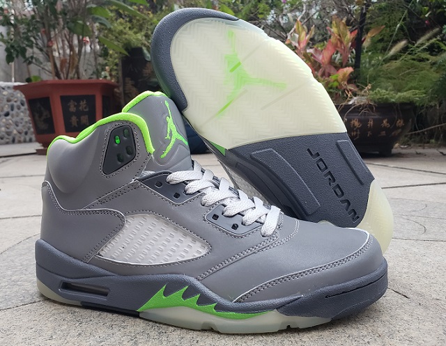 Air Jordan 5 Retro V Green Bean